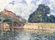 Alfred Sisley, Brucke von Hampton Court